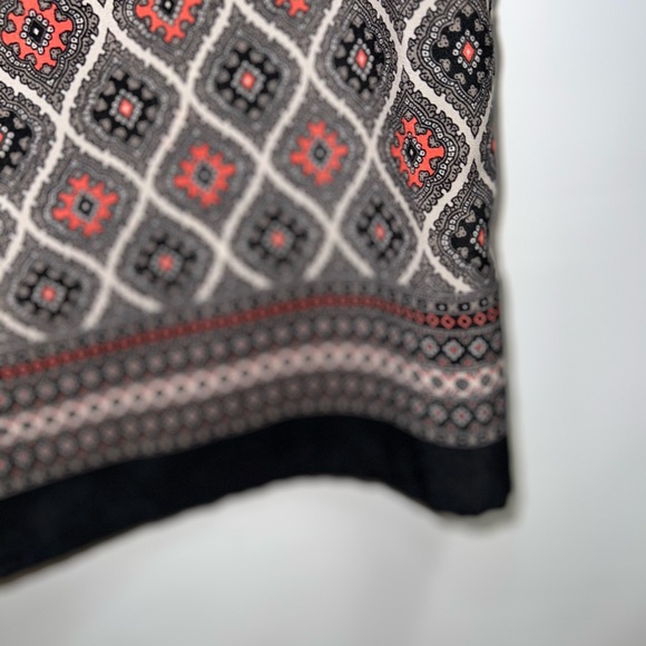 Ann Taylor Blouse Women’s Large Petite Multicolor Long Sleeve Polyester Blend - Picture 8 of 15